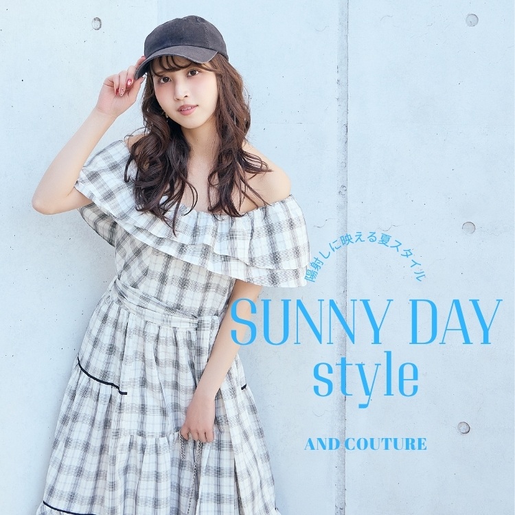 フルーツ×フラワープリントワンピース（ワンピース）｜AND COUTURE