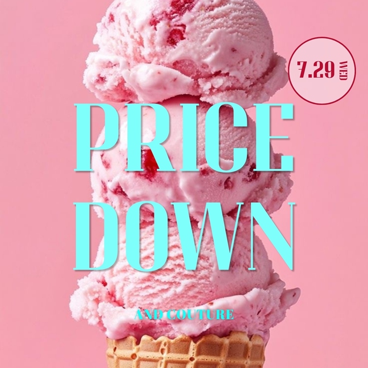 AND COUTURE�i�A���h�N�`���[���j�̃V���b�v�j���[�X�u�yAND COUTURE�zPRICE DOWN�v