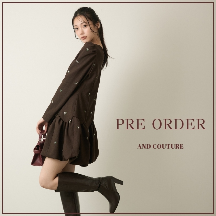 AND COUTURE�i�A���h�N�`���[���j�̃V���b�v�j���[�X�u�yAND COUTURE�zPre Order �v