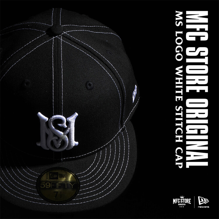MFC STOREiGGtV[XgA[j̃Vbvj[XuyNEW ERA R{[VzMS LOGO WHITE STITCH CAPv