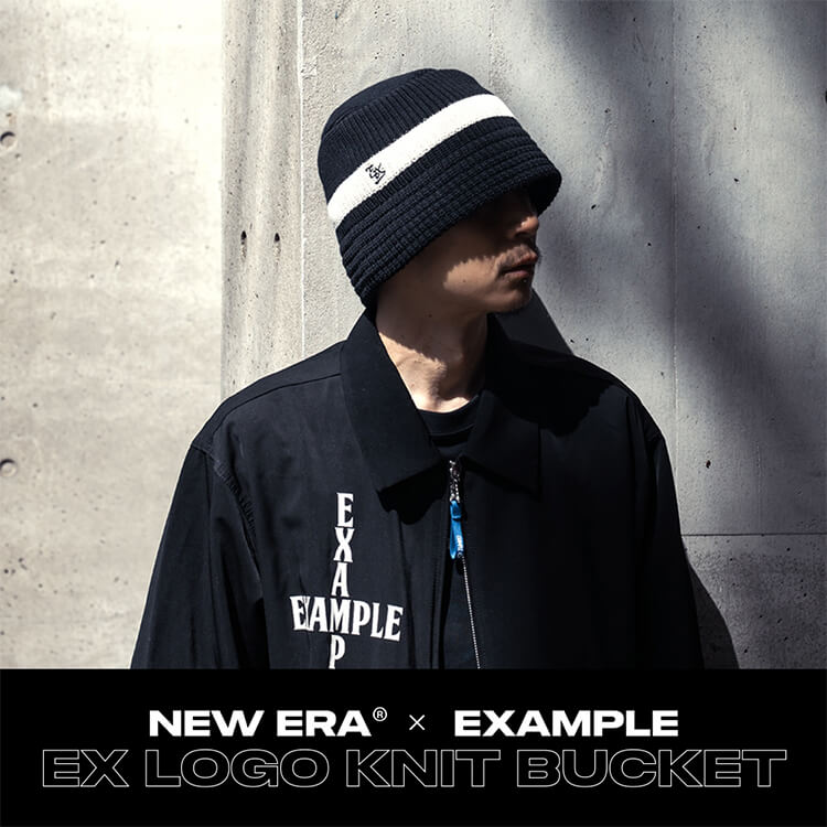 MFC STOREiGGtV[XgA[j̃Vbvj[XuyNEWERA x EXAMPLEz EX LOGO KNIT BUCKET Available NowIIv