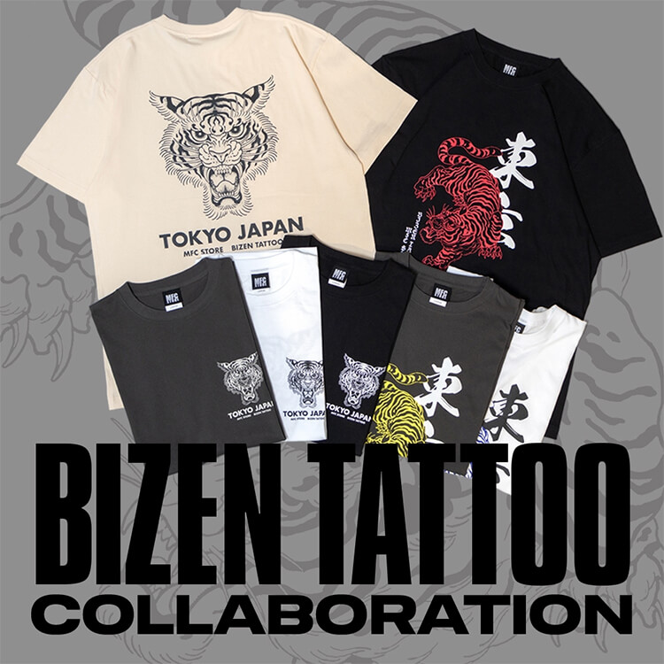 MFC STORE 彫師美漸 BIZEN コラボ デニムセットアップ MFC STORE（エムエフシーストア）の「彫師美漸-BIZEN x MFC