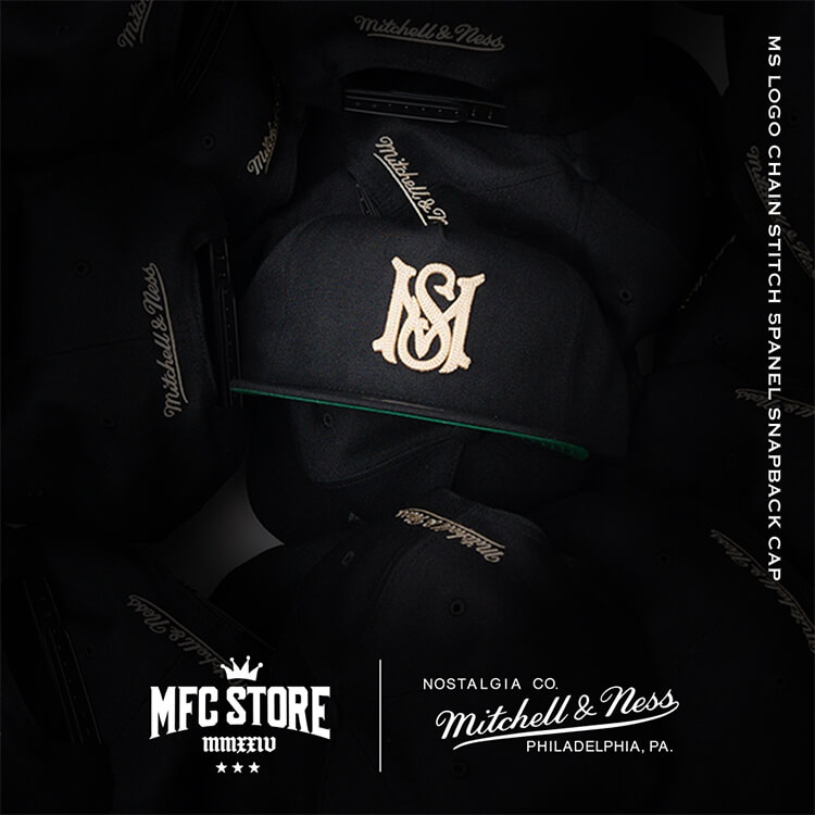 MFC STORE�i�G���G�t�V�[�X�g�A�[�j�̃V���b�v�j���[�X�u�yMitchell��Ness �R���{���[�V�����z5PANEL SNAPBACK CAP �v