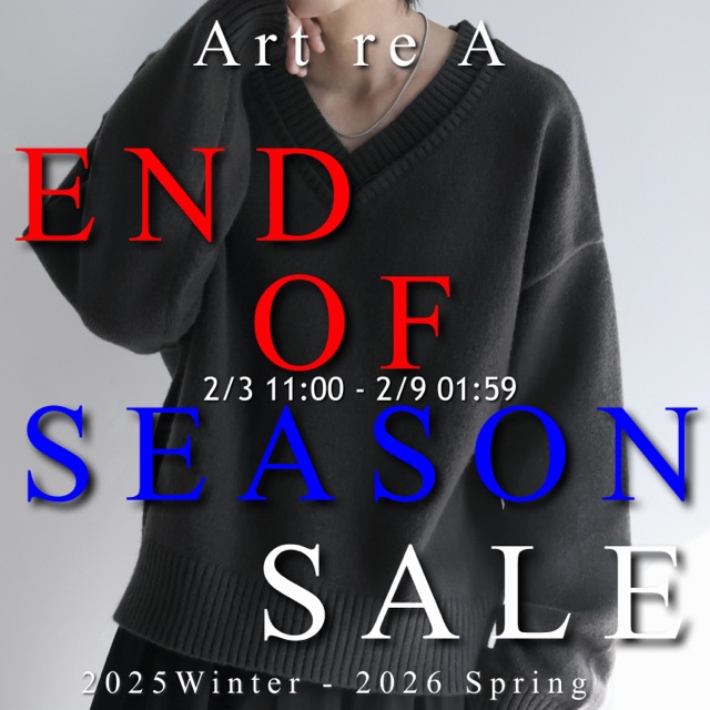 Art re A�i�A�g���G�j�̃V���b�v�j���[�X�u�yArt re A�zEnd of Season Sale�I�~������ꕔ�A�[�J�C�u�̏t���܂Œ����������I�v