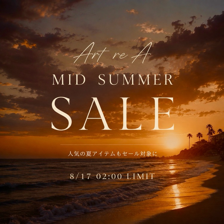 Art re A�i�A�g���G�j�̃V���b�v�j���[�X�u�yArt re A�zMID SUMMER SALE FINAL�I��l�C�A�C�e�����ŏI�v���C�X�I�t�ɁI�v