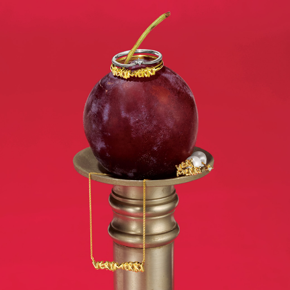 Winter Treat｜VERY MERRY] ダイヤモンド ピアス（ピアス（両耳用