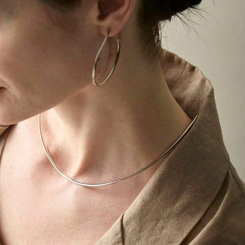 リグロウ ミディアム ネックカフ（ネックレス）｜ete bijoux