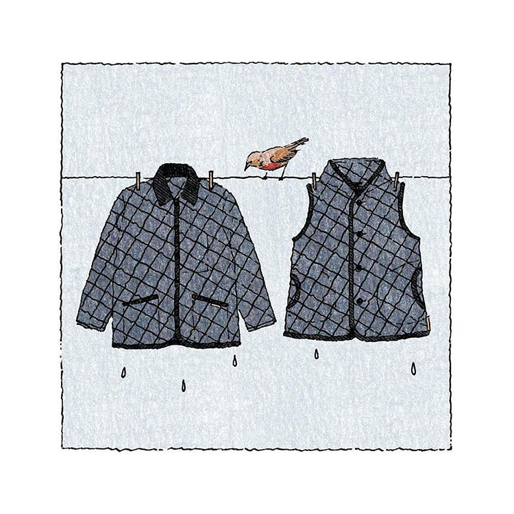 RUG COTTON WORKER SPLIT GILET UNISEX / ラグコットン ワーカー