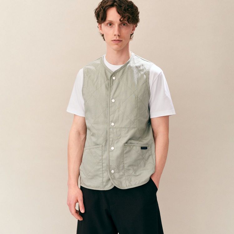 Lavenham�i���x���n���j�̃V���b�v�j���[�X�uLAVENHAM�b26SS Linen Cotton Unwadded Thornham Mens�v