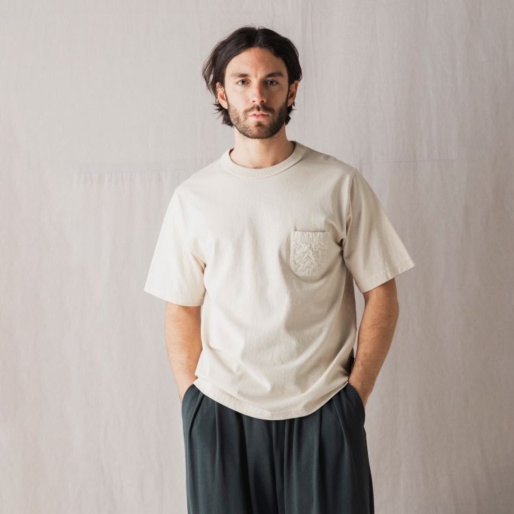 Lavenham�i���x���n���j�̃V���b�v�j���[�X�uLAVENHAM�b26SS Cotton Quilt Pocket T-Shirt Mens�v