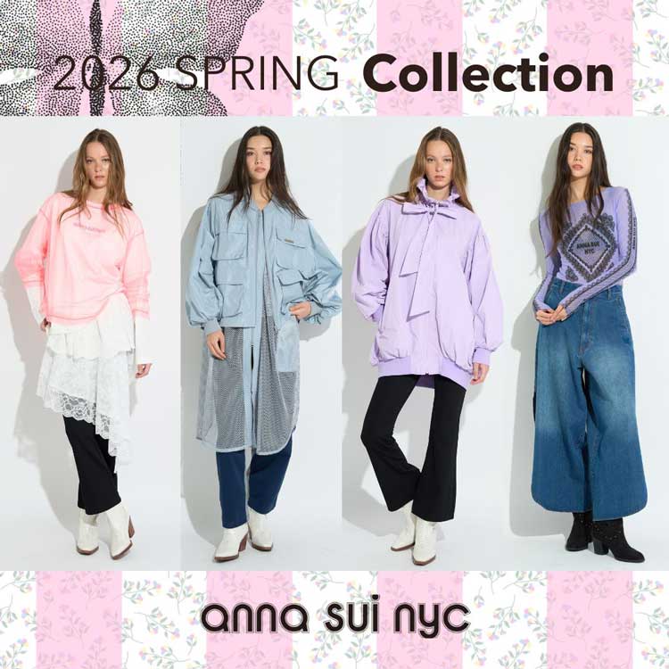 ANNA SUI�i�A�i �X�C�j�̃V���b�v�j���[�X�u�y�V�쑱�X���ג��I�zANNA SUI NYC�v