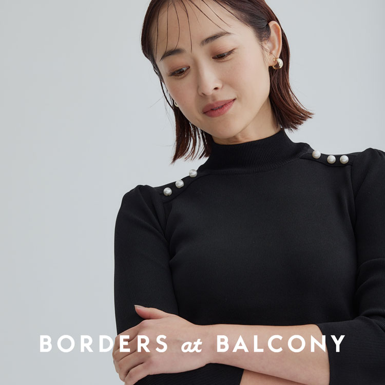 borders at balcony ハイネックトップス dgmicroblading.com