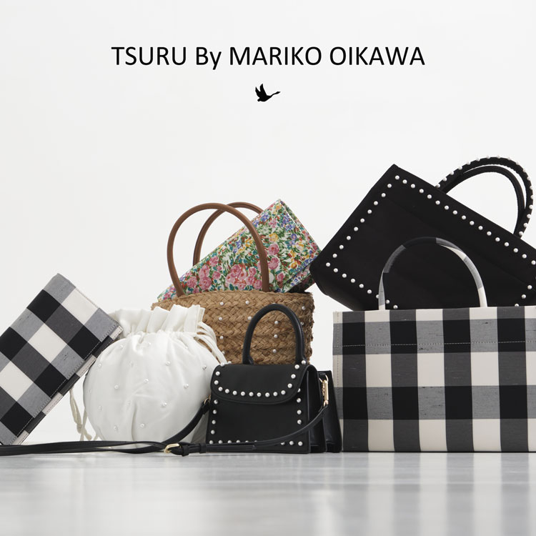 Tsuru by Mariko Oikawa/ツルバイマリコオイカワ】Coretta/巾着バッグ 