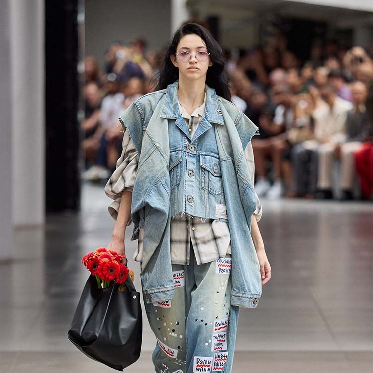 MIHARAYASUHIRO/ミハラヤスヒロ】EMBELLISHED DISTRESSED LONG SLEEVES