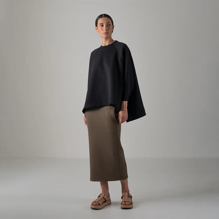 COGTHEBIGSMOKE/コグザビッグスモーク】EX.HALO SEMI-FLARE SKIRT/A