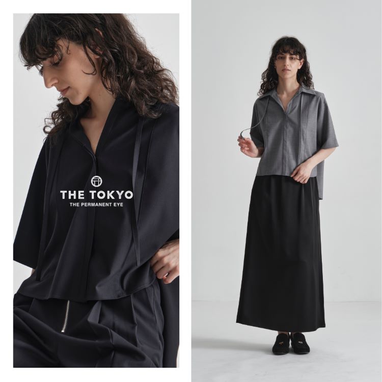 最終値下！RIKOTOKYOriko.tokyo jackieblouseグレー THE TOKYO｜ザトウキョウのトピックス「-THE TOKYO- 暑い時期でも快適