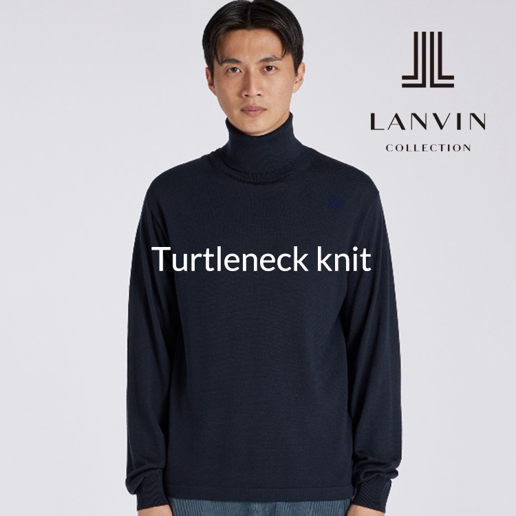 EFMW TURTLE NECK KNIT【エクストラファインメリノウール