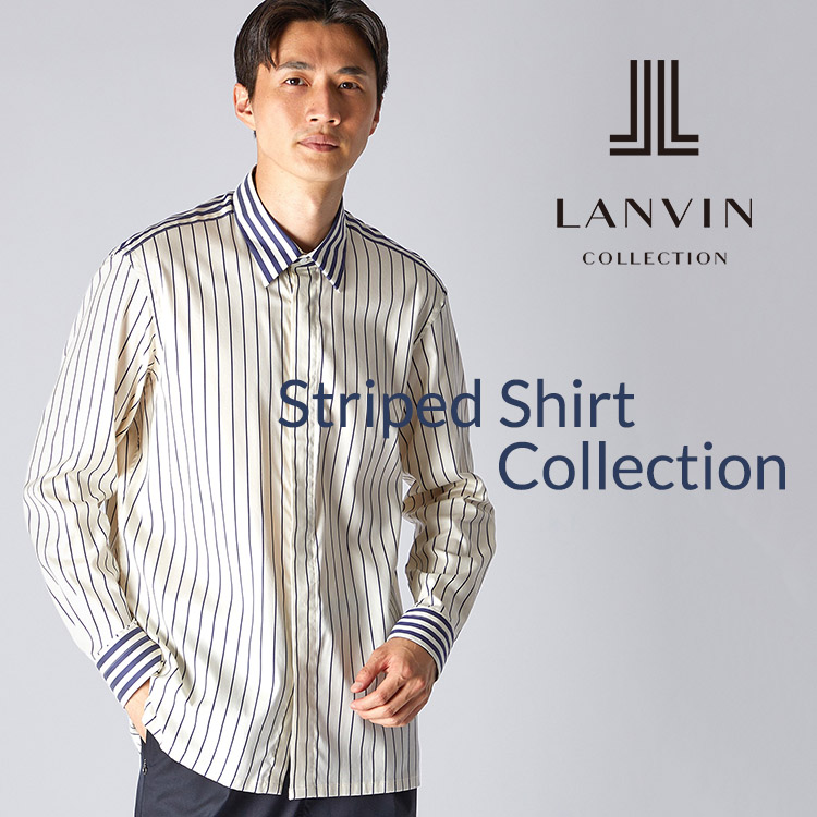 STRIPE FLY FRONT SHIRT【ストライプ フライフロントシャツ】（シャツ