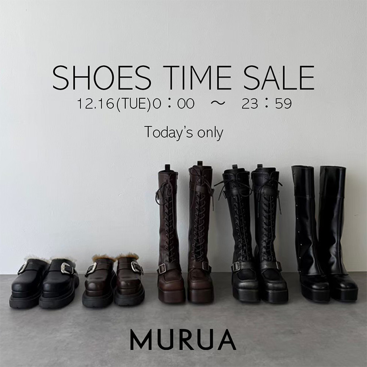 MURUA�i�����[�A�j�̃V���b�v�j���[�X�u�y�{������z�V���[�YTIME SALE�J�Ò��I�v
