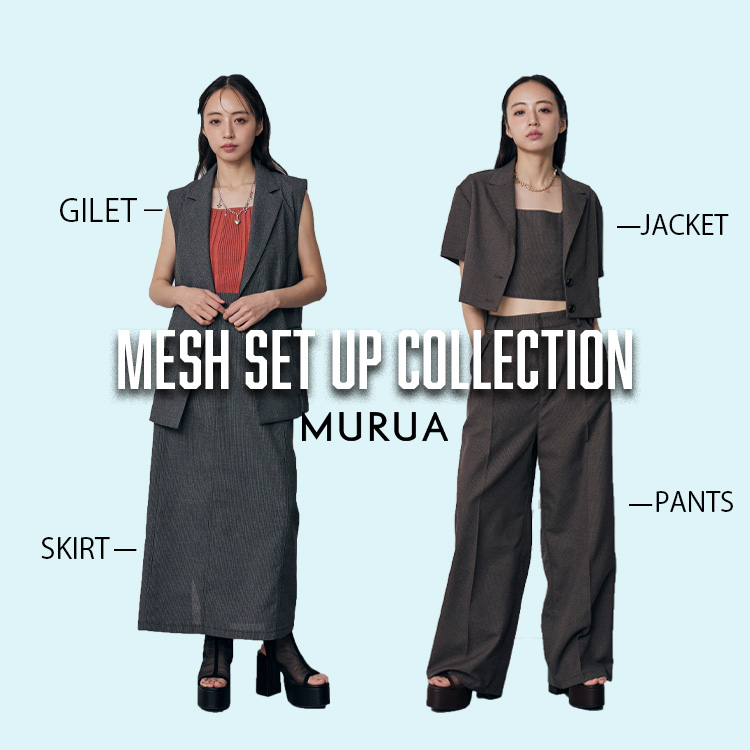 MURUA�i�����[�A�j�̃V���b�v�j���[�X�u�yMESH SET UP COLLECTION�z�v