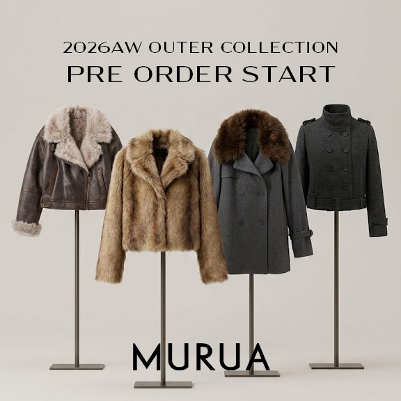 MURUA�i�����[�A�j�̃V���b�v�j���[�X�u�y2026AW NEW PRE ORDER vol.5���z�v