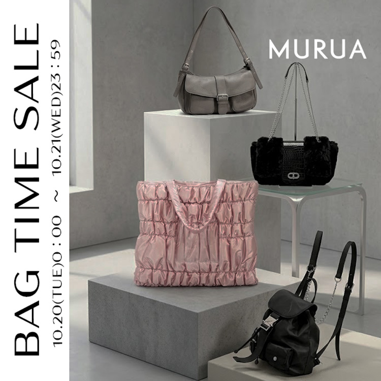 MURUA�i�����[�A�j�̃V���b�v�j���[�X�u�y2���Ԍ���I�zBAG TIME SALE���{�����v