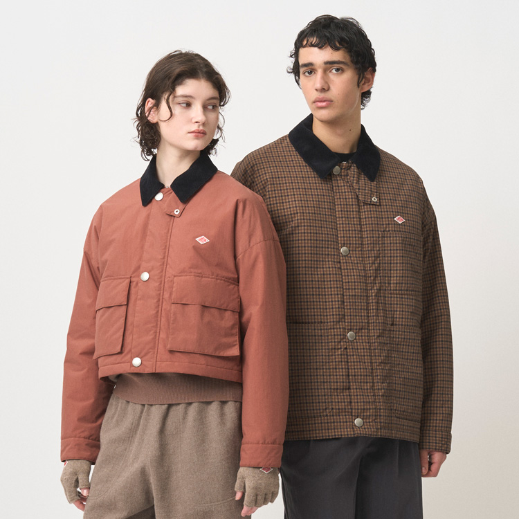 ジャケット・アウター DANTON COLLARLESS JACKET DANTON/ダントン ウールカラーレスジャケット COLLARLESS JACKET