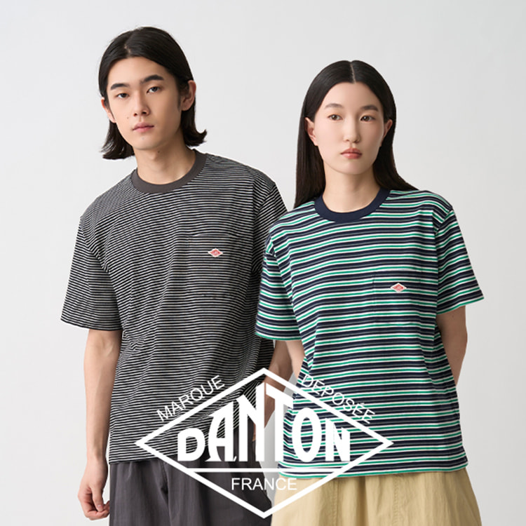 DANTON�i�_���g���j�̃V���b�v�j���[�X�u�yDANTON SHOP�zSTRIPED T-SHIRT�v