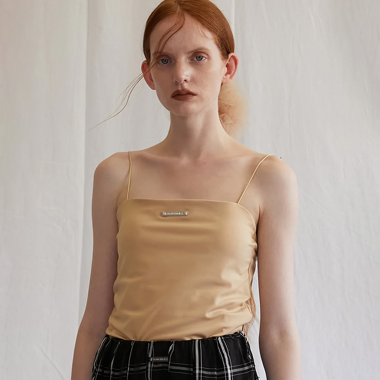 最新な High / ハイネックタンクトップ Neck Top（タンクトップ Tank トップス