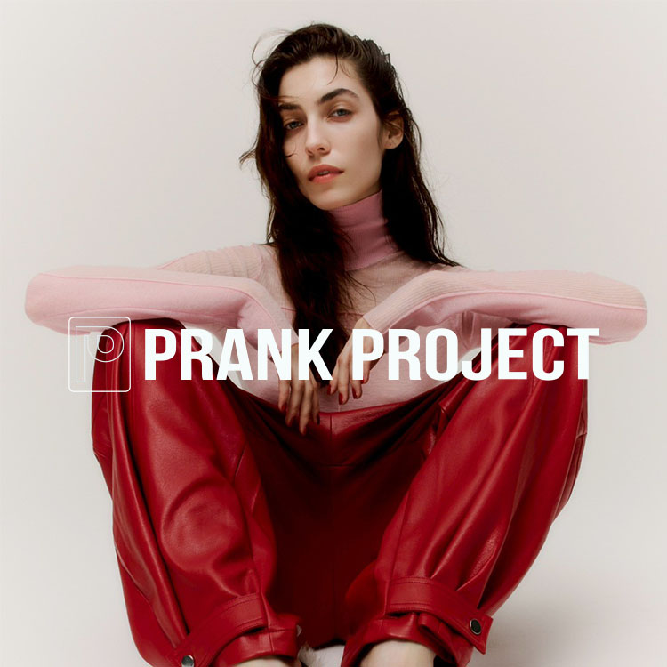 未使用 PRANK PROJECT シースルー リブ ニット カットソー PRANK PROJECT（プランクプロジェクト）の「シアードッキング