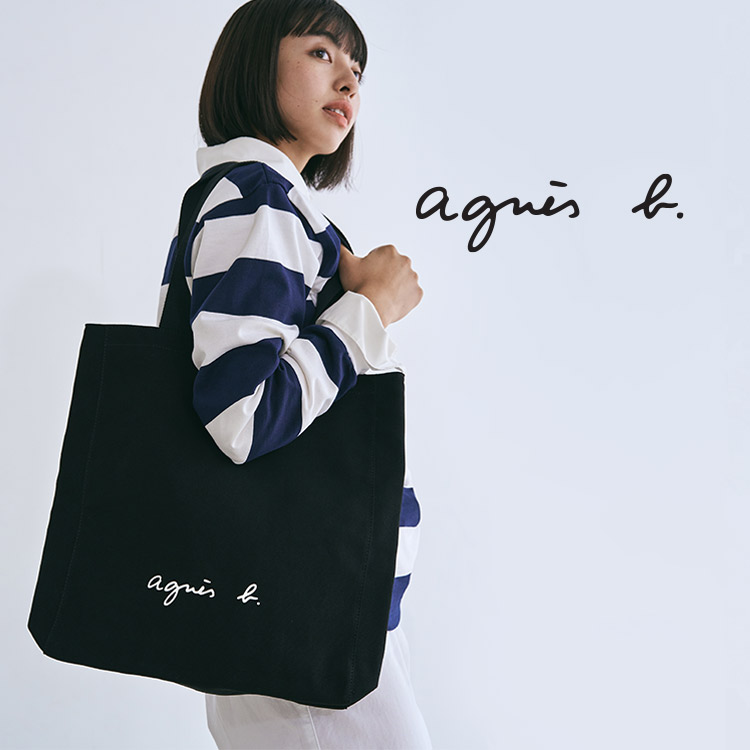 WEB限定 GO03－07 ロゴサコッシュ（ショルダーバッグ）｜agnes b