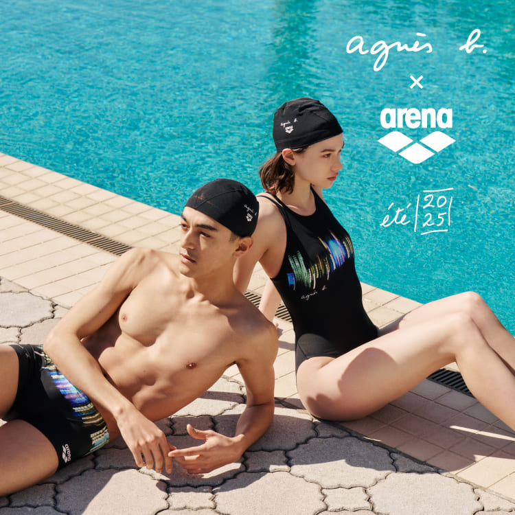 agnes b. x arena ショートパンツ（水着）｜agnes b