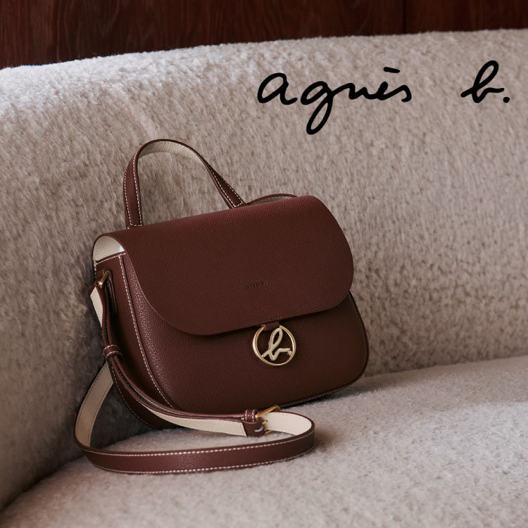 agnes b. アニエスベー ボストンバッグ レザーボストンバッグ 本革