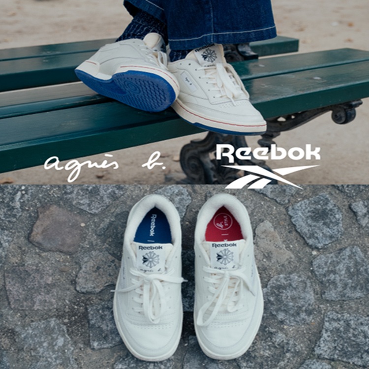 agnes b.�i�A�j�G�X�x�[�j�̃V���b�v�j���[�X�u�y�A�j�G�X�x�[�zagnes b. × Reebok�v