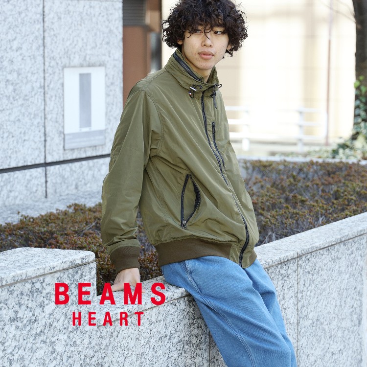 GERRY × BEAMS HEART / ビッグ フード ブルゾン（ブルゾン