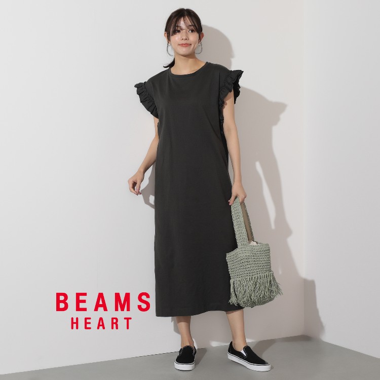 BEAMS HEART / スキッパー ドロスト ワンピース（ワンピース）｜BEAMS