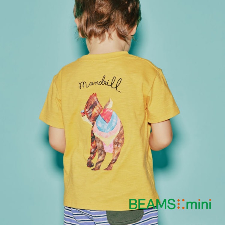 BEAMS mini / アニマル ヒップ Tシャツ 24SS (90～150cm)（Tシャツ 