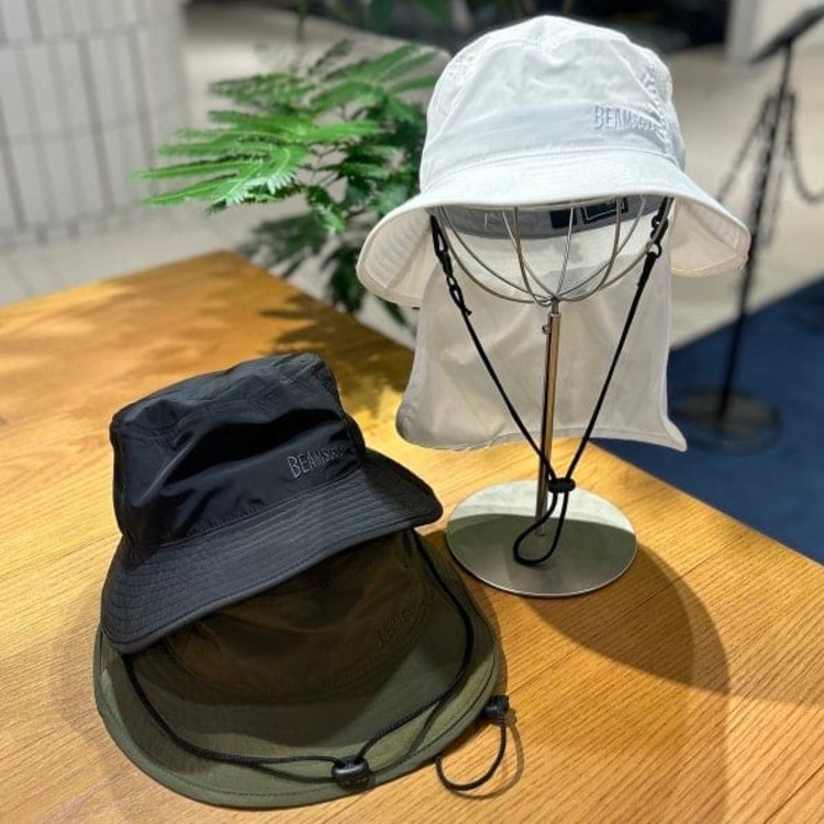 BEAMS GOLF�i�r�[���X�S���t�j�̃V���b�v�j���[�X�u�y������Ă܂��z���b�V���f�ނ��g�p�����o�P�b�g�n�b�g�v