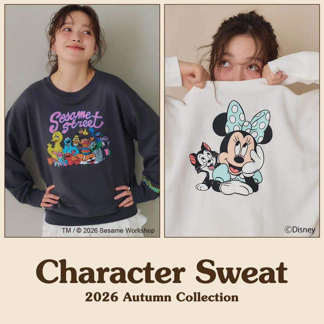 cross marche�i�N���X�}���V�F�j�̃V���b�v�j���[�X�uCharacters Sweat Collection�v