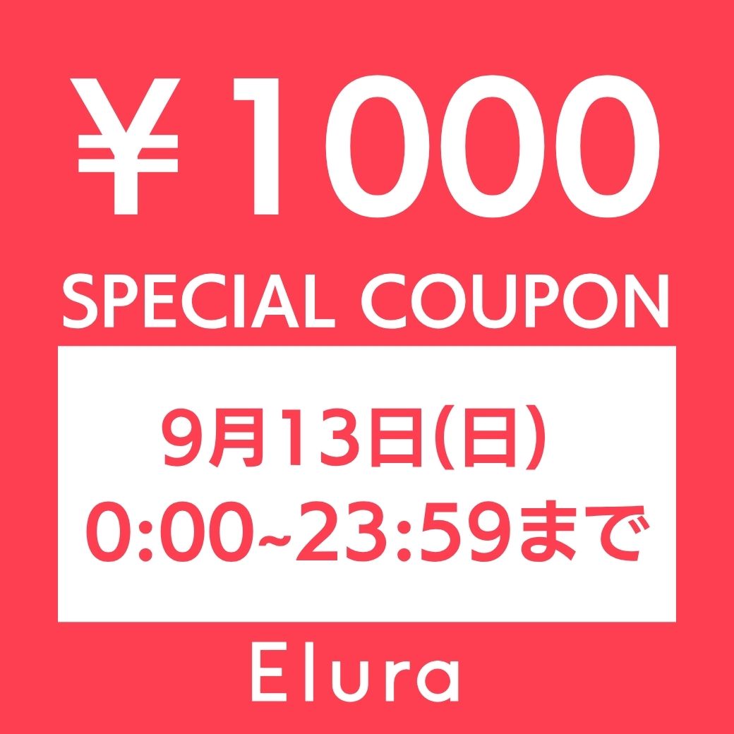 Elura�i�G���[���j�̃V���b�v�j���[�X�u��24H���聄Elura 1000�~OFF�N�[�|���I�I�v