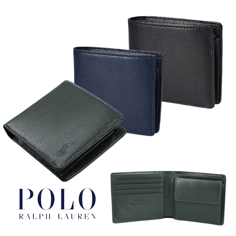 エンボスレザー カードケース（名刺入れ）｜POLO RALPH LAUREN