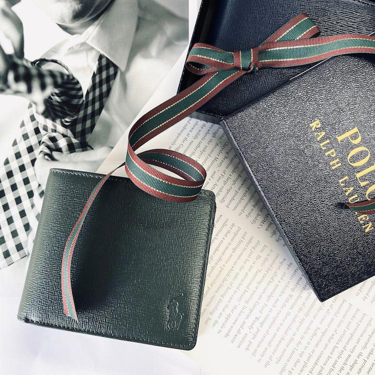 エンボスレザー カードケース（名刺入れ）｜POLO RALPH LAUREN（ポロ