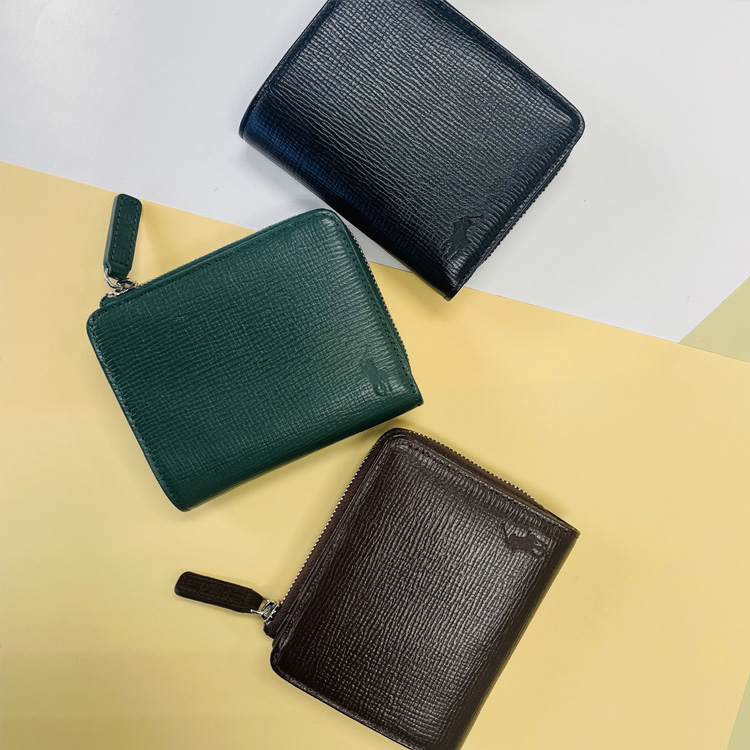 ハーモニー エンボスレザー ジップ ウォレット（財布）｜POLO RALPH