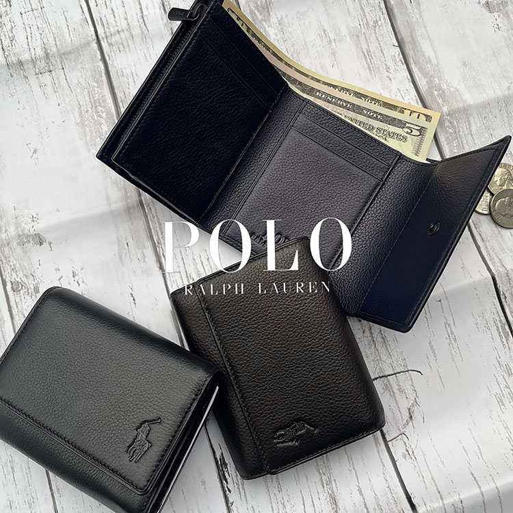 マルチカラーロゴ ラウンドジップウォレット（財布）｜POLO RALPH