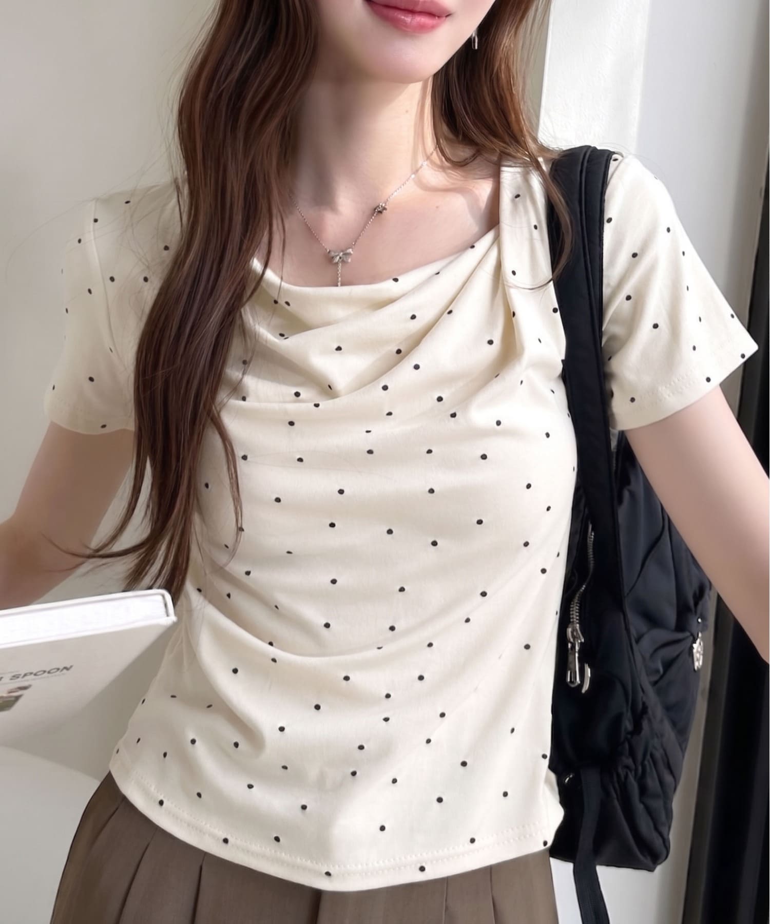 セール】ボートネックフレンチスリーブカットソー（Tシャツ/カットソー