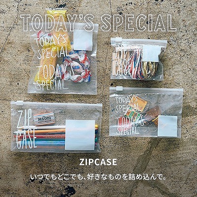 TODAY'S SPECIAL�i�g�D�f�C�Y�X�y�V�����j�̃V���b�v�j���[�X�u�yZIP CASE�z���ł��ǂ��ł��A�D���Ȃ��̂��l�ߍ���ŁB�v