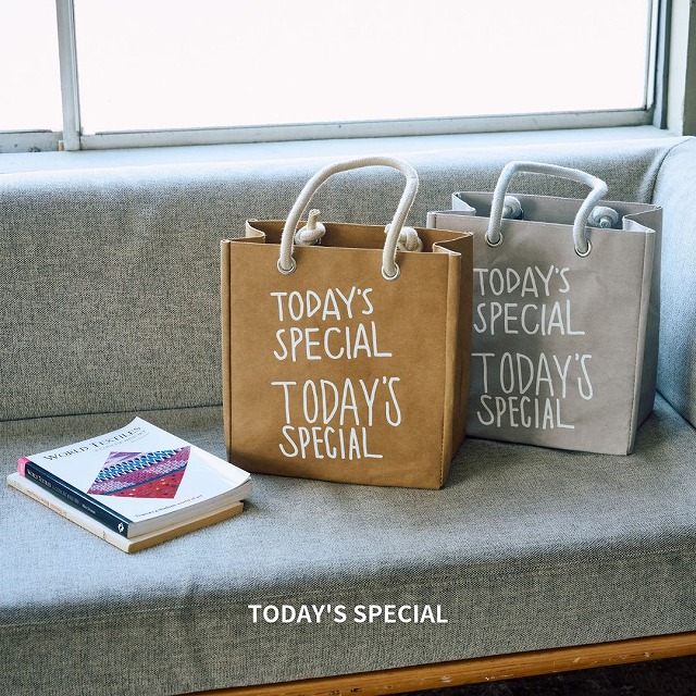 TODAY'S SPECIAL�i�g�D�f�C�Y�X�y�V�����j�̃V���b�v�j���[�X�u�V���b�v�o�b�O�����̂܂܂������ɂȂ����uPAPER MARCHE BAG�v�v