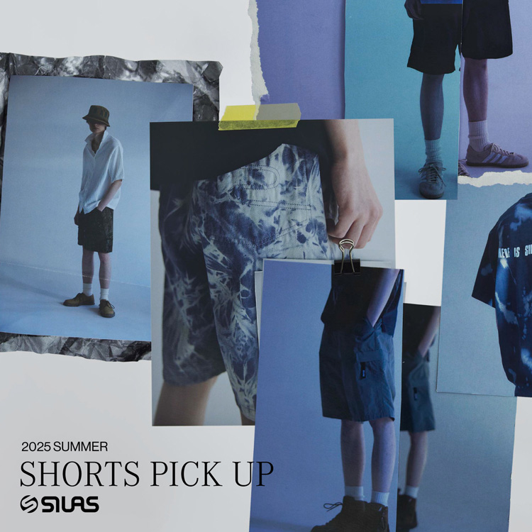 SILAS&MARIAiTCX&}Aj̃Vbvj[XuySILASz2025 SUMMER SHORTS PICK UPv
