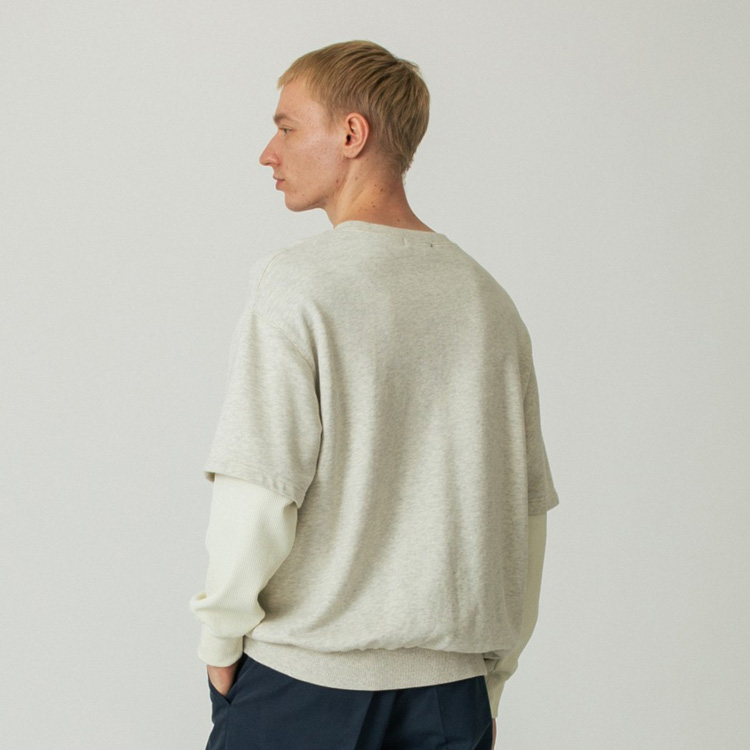 SILAS&MARIAiTCX&}Aj̃Vbvj[XuySILASzLAYERED SLEEVE CREW NECKv