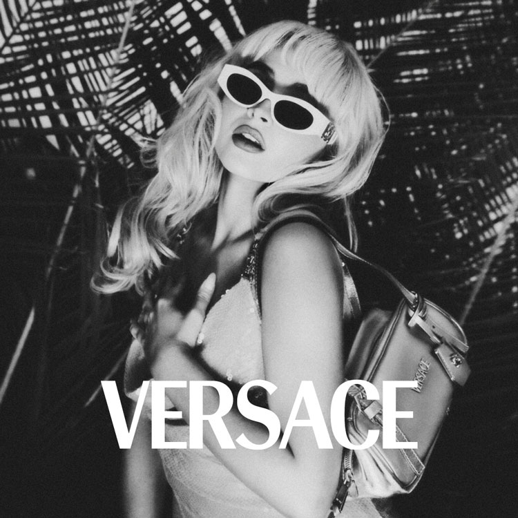 Versace Eyewear キャットアイ サングラス | パープル | FARFETCH JP